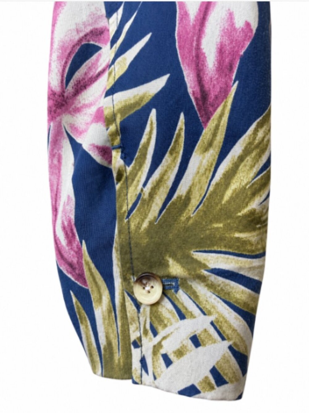 Scotch & Soda Men's Tropical Hawaiian Print Unstructured Blazer Size L - Picture 8 of 9